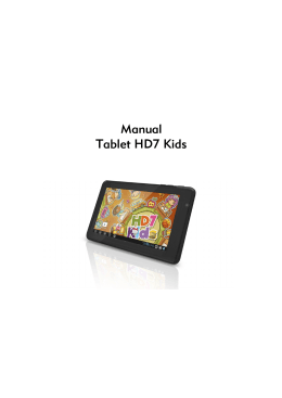 Manual Tablet HD7 Kids