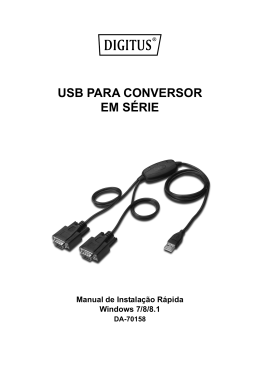 USB PARA CONVERSOR EM SÉRIE