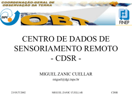 Projeto Centro de Dados/INPE