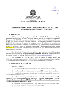 Vers&atilde;o 3.2.3 (Instru&ccedil;&otilde;es - Parte 2) - 1&ordf; Regi&atilde;o Militar