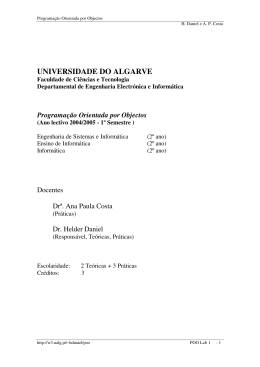 Procedimento Inicial - Universidade do Algarve