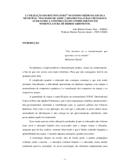 a utiliza&ccedil;&atilde;o do hot potatoes&reg; no ensino m&eacute;dio da escola municipal