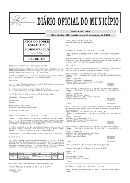 Edição 2884 - Portal da Prefeitura de Uberlândia