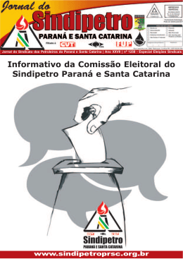 Jornal Sindipetro 1258 - Portal Sindipetro PR/SC