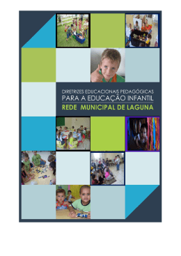 Proposta pedag&oacute;gica para a educa&ccedil;&atilde;o infantil