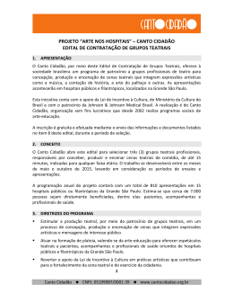 “arte nos hospitais” – canto cidadão edital de contratação de grup