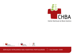 Servi&ccedil;os Hoteleiros nos Hospitais Portugueses