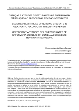 cren&ccedil;as e atitudes de estudantes de enfermagem em rela&ccedil;&atilde;o ao