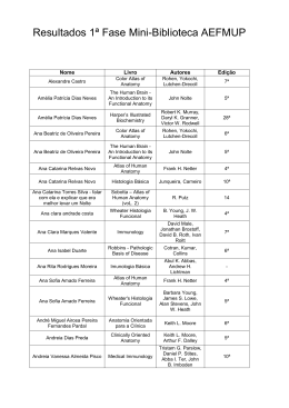 Resultado das candidaturas para a Mini-Biblioteca