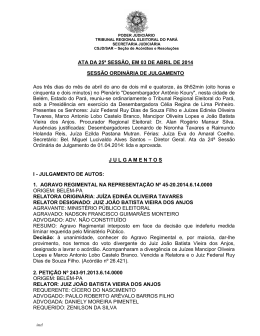 ATA DA 25&ordf; SESS&Atilde;O, EM 03 DE ABRIL DE 2014 SESS&Atilde;O