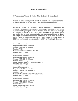 ATO DE NOMEAÇÃO (Publicado em 06/03/2010)
