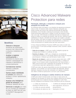 Cisco Advanced Malware Protection para redes