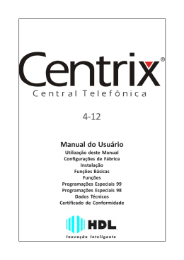 Manual Central Centrix 4x12