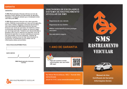 1 ano de garantia - sms rastreamento veicular