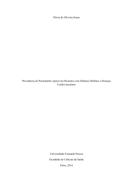 Flávia de Oliveira Sousa Prevalência de Periodontite Apical em