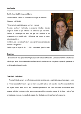 Identifica&ccedil;&atilde;o Daniela Alexandra Oliveira Lopes, 22 anos