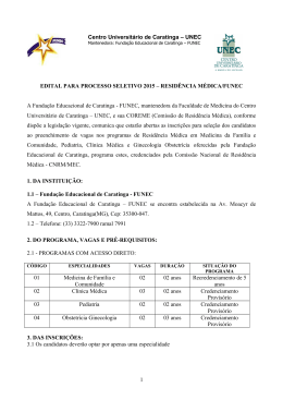 edital residencia m&eacute;dica 2015 - Hospital Nossa Senhora Auxiliadora