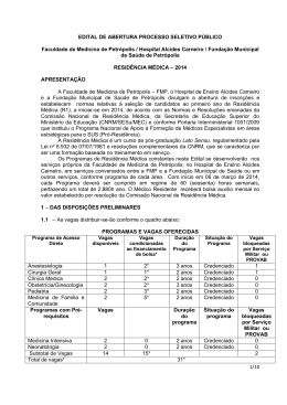 1/10 EDITAL DE ABERTURA PROCESSO SELETIVO