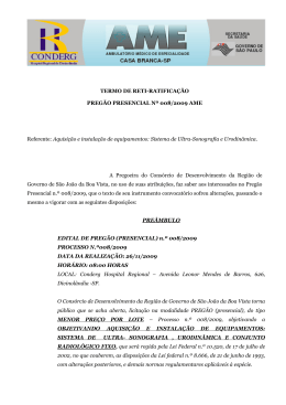 TERMO DE RETI-RATIFICA&Ccedil;&Atilde;O PREG&Atilde;O PRESENCIAL