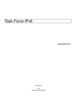 Task-Force IPv6 - Task Force Portuguesa de IPv6