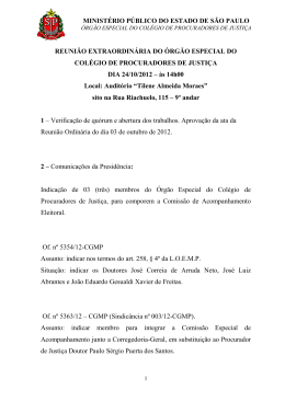 COLÉGIO DE ORCURADORES DE JUSTIÇA
