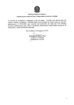 EDITAL DE INTIMACAO &ndash; Maria Lucia Mendes dos Santos