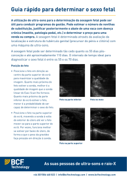 Guia r&aacute;pido para determinar o sexo fetal