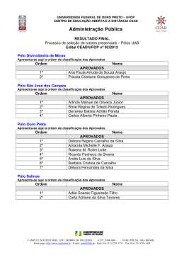 APROVADOS Selecao Tutores_ADM_Edital 02 2012 - CEAD