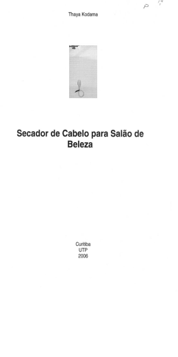 Secador de Cabelo para Salao de Beleza - TCC On-line