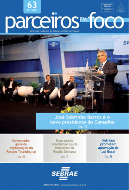 Jos&eacute; Sobrinho Barros &eacute; o novo presidente do Conselho