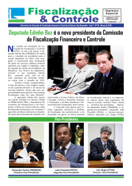 Deputado Edinho Bez é o novo presidente da Comissão de