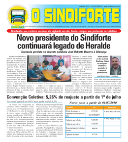 Novo presidente do Sindiforte continuará legado de - Sindiforte-RJ
