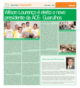 Wilson Louren&ccedil;o &eacute; eleito o novo presidente da ACE
