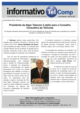 Presidente da Algar Telecom é eleito para o Conselho