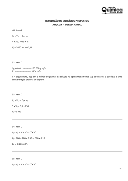 resolu&ccedil;&atilde;o de exerc&iacute;cios propostos aula 19 &ndash; turma anual