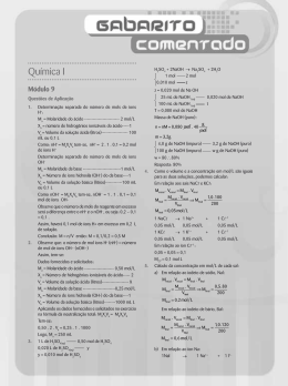 Qu&iacute;mica I - Sistema de Ensino Futuro