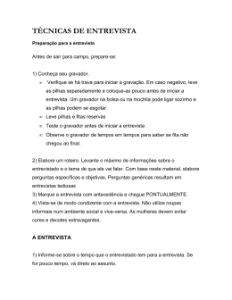 T&Eacute;CNICAS DE ENTREVISTA