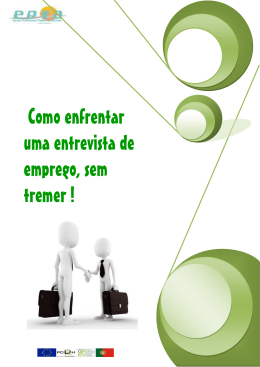 Prepara&ccedil;&atilde;o para Entrevista Emprego
