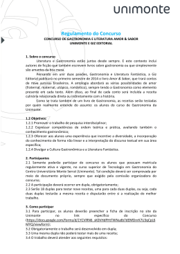 Regulamento do Concurso