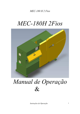 MEC-180 H 2 Fios - Meccal Máquinas