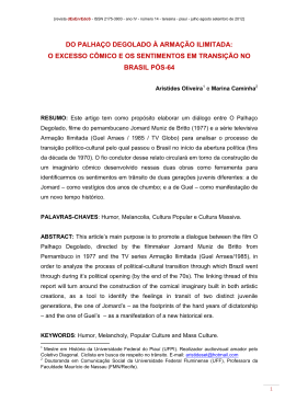 do palha&ccedil;o degolado &agrave; arma&ccedil;&atilde;o ilimitada: o excesso