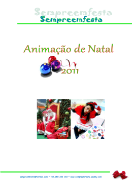 Espect&aacute;culo &ldquo;As Brincadeiras Natal&iacute;cias do