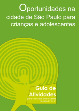 Guia Pr&oacute; Conviv&ecirc;ncia Comunit&aacute;ria em S&atilde;o Paulo