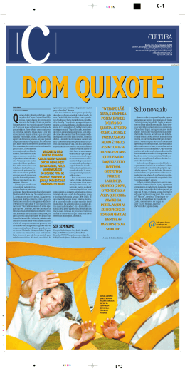 CULTURA Salto no vazio