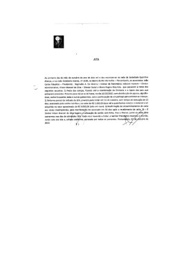 F - Ata de 01/10/2010 - Sociedade Esportiva Aliança