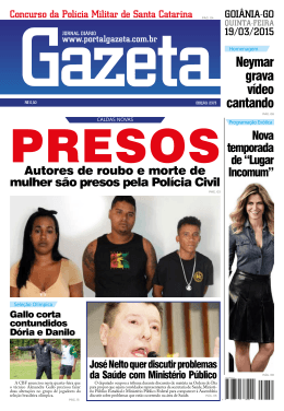 edição 2373 - Jornal Gazeta do Estado