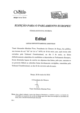 Listas definitivamente admitidas
