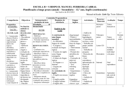 ESCOLA B + S BISPO D. MANUEL FERREIRA CABRAL