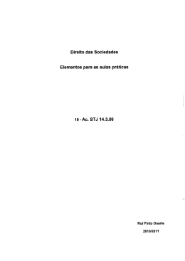 ElementosApoio18 - Faculdade de Direito da UNL