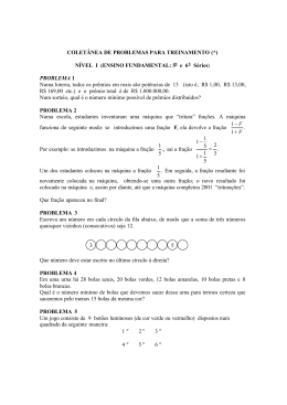 NÍVEL I - Olimpíadas de Matemática do Rio Grande do Norte